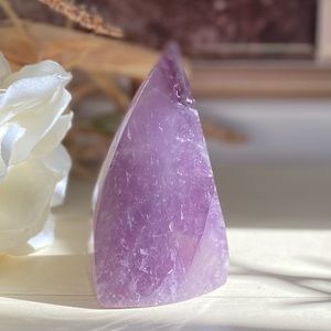 Polished Amethyst Flame
